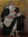 Mere et enfant Marie Therese Walter emmitouffle Maya 1936 Cubismo
